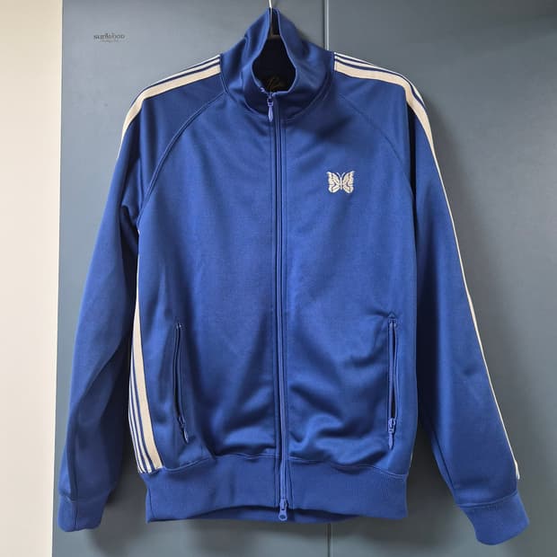 니들스 트랙 자켓 폴리 스무스 로얄 블루 S사이즈