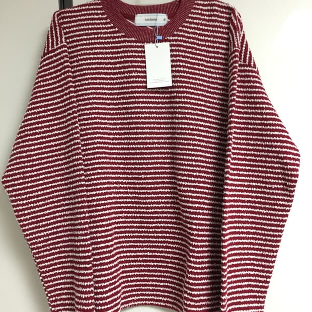 웨이비니스 스트라이프 니트