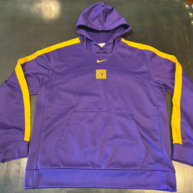 L) 나이키 N B A LA레이커스 웜업 후드티