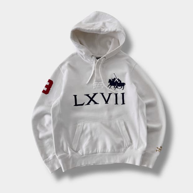 폴로 랄프로렌 루즈핏 00‘s 해비스웻 럭비 후드