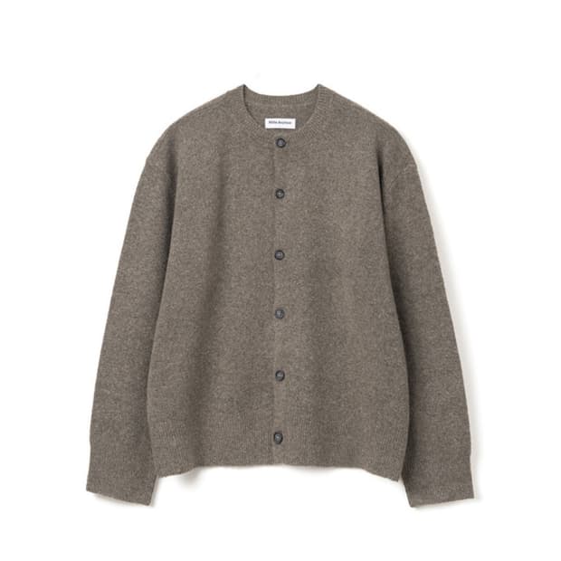 [M]밀로아카이브 크롭 가디건 멜란지브라운