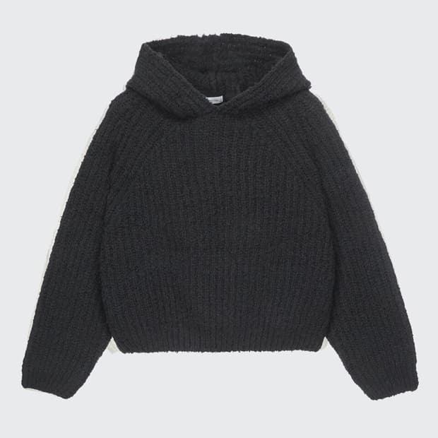 Monoha volume hoody knit