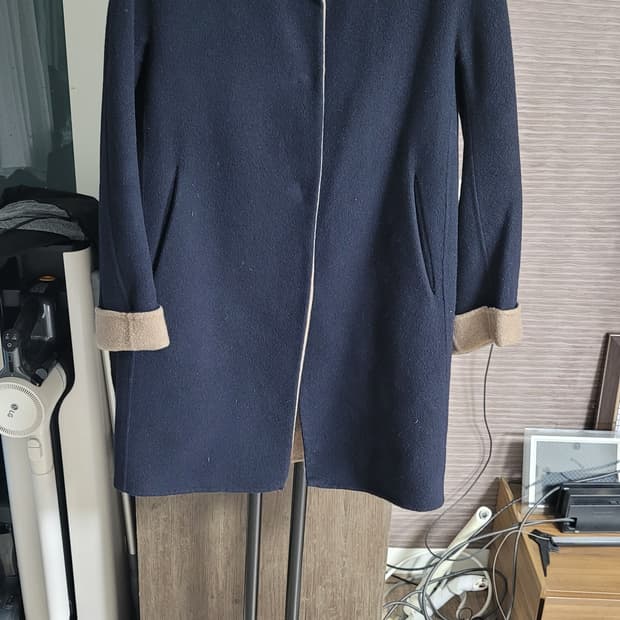 닥스 여성 핸드메이드  모+캐시미어 코트-66사이즈