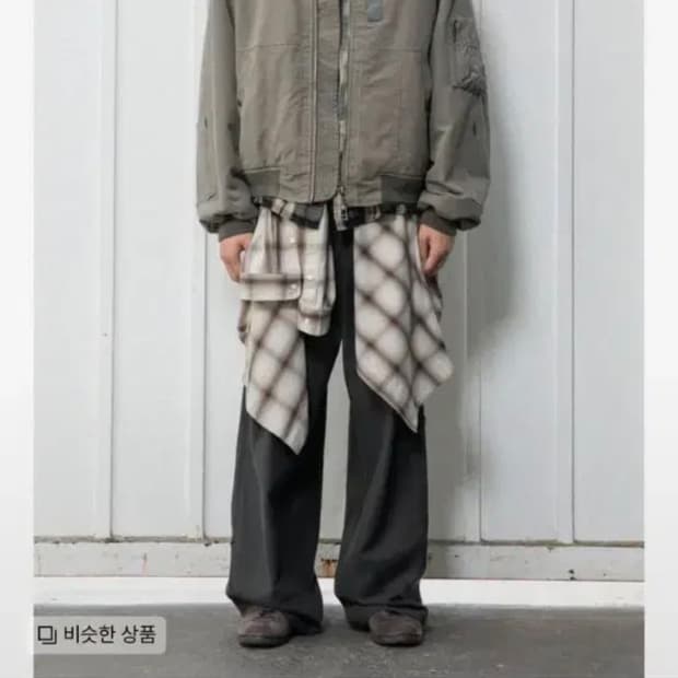 (2)비긴202 Nycot Washed Ma-1 마원점퍼 카키베이지