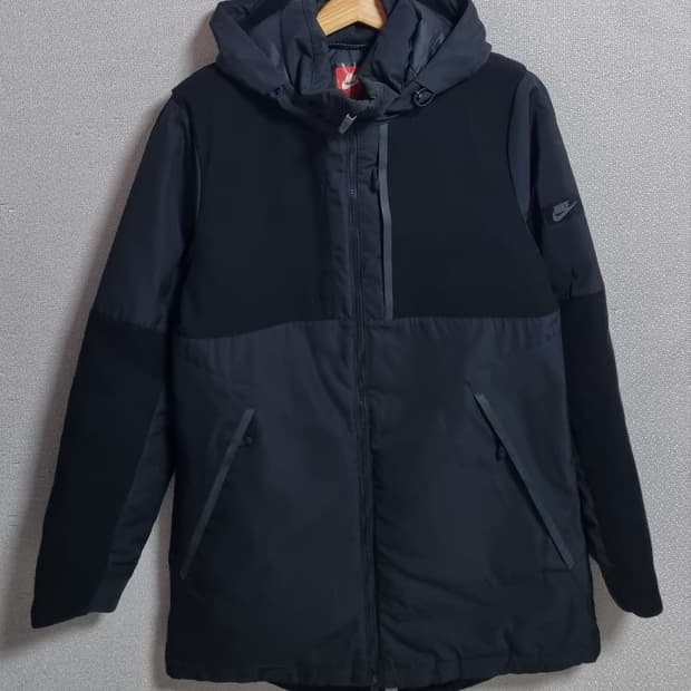 S ) 나이키 블랙 덕다운 오리털 패딩