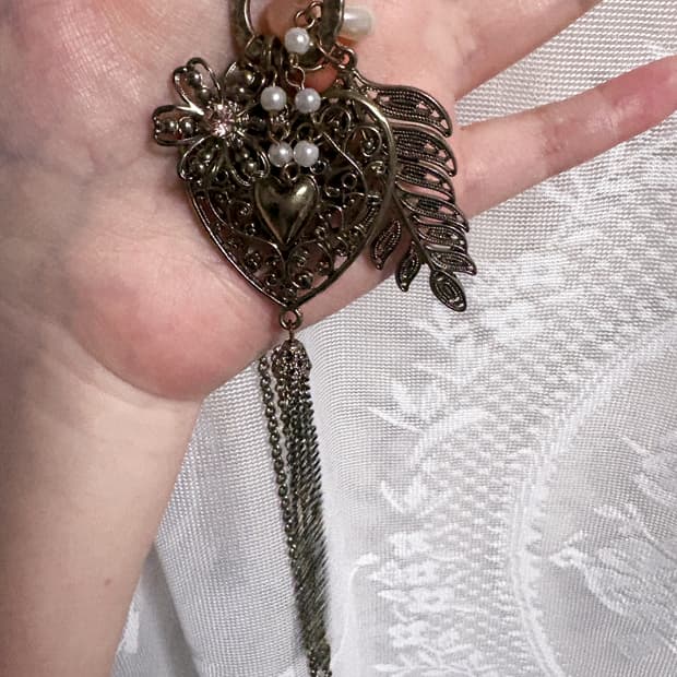 오리엔탈 대장 ….. 하트 멀티참 목걸이 (레테구매) 갸루?