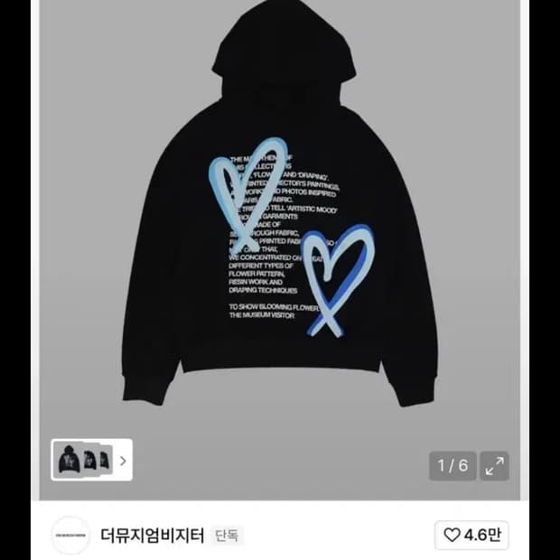 더뮤지엄비지터 후드