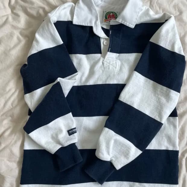 바바리안 럭비티 네이비 xs