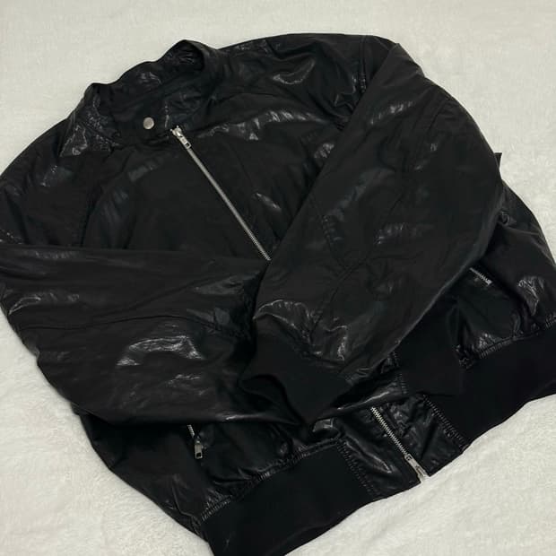 도프제이슨 패널드 스포티 레더자켓 블랙 XL