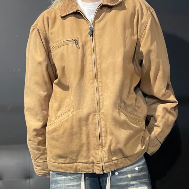 브라운 면 자켓 점퍼