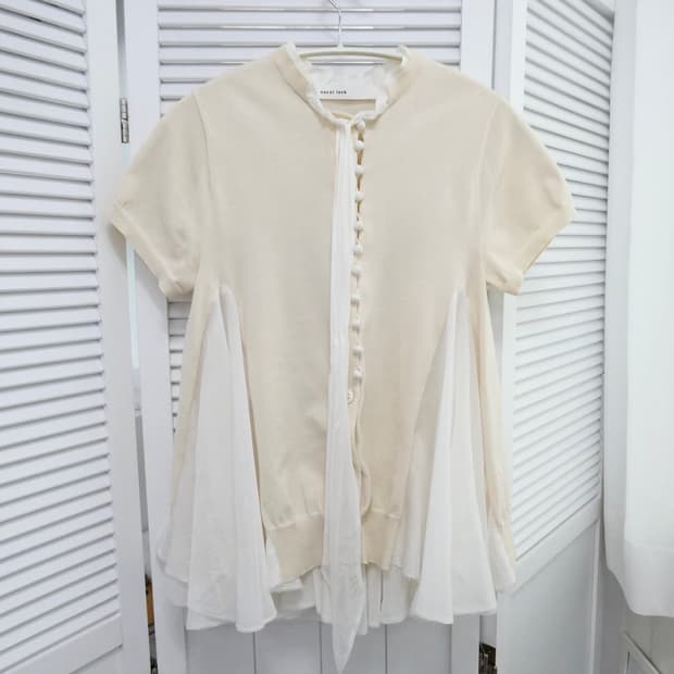 [구매] sacai 사카이 럭 프릴 가디건