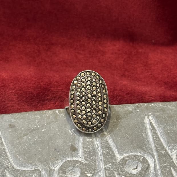 marcasite 925silver ring  