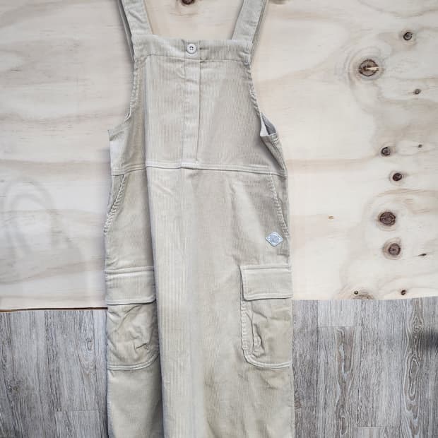 127) 원더플레이스 코듀로이 멜빵 롱원피스