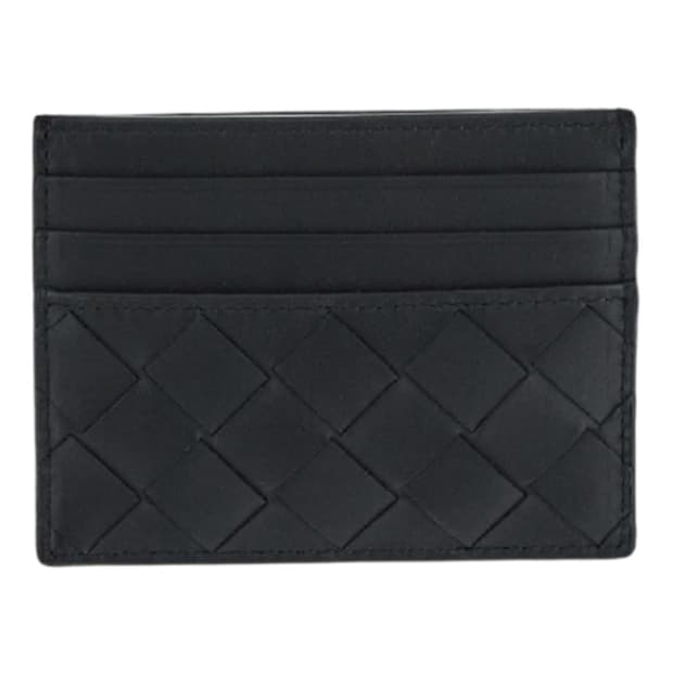 보테가 베네타 인트레치아토 크레딧 카드 케이스 블랙 [새상품]