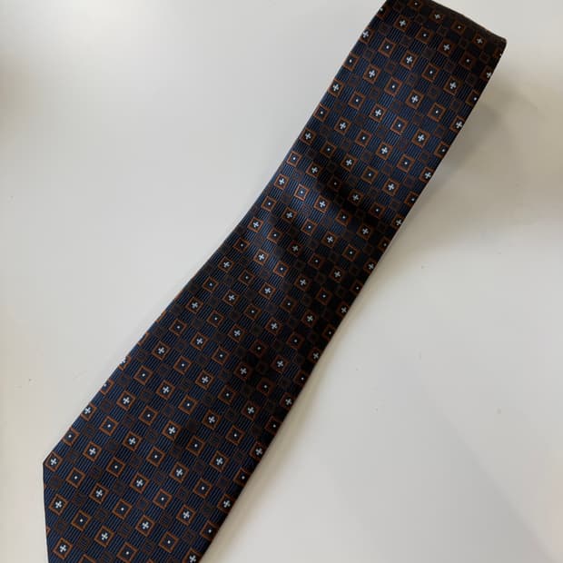 GIAN MARCO VENTURI 빈티지 실크 넥타이 9.5cm