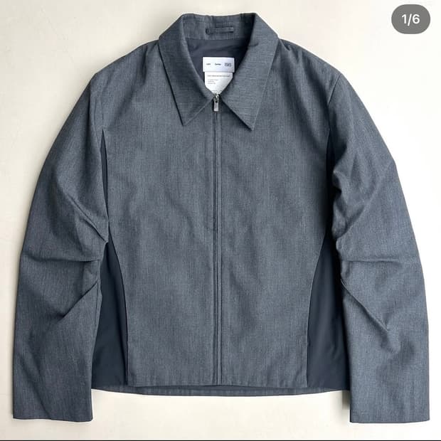 판매) 포스트아카이브팩션 7.0 라이트자켓 차콜 s사이즈