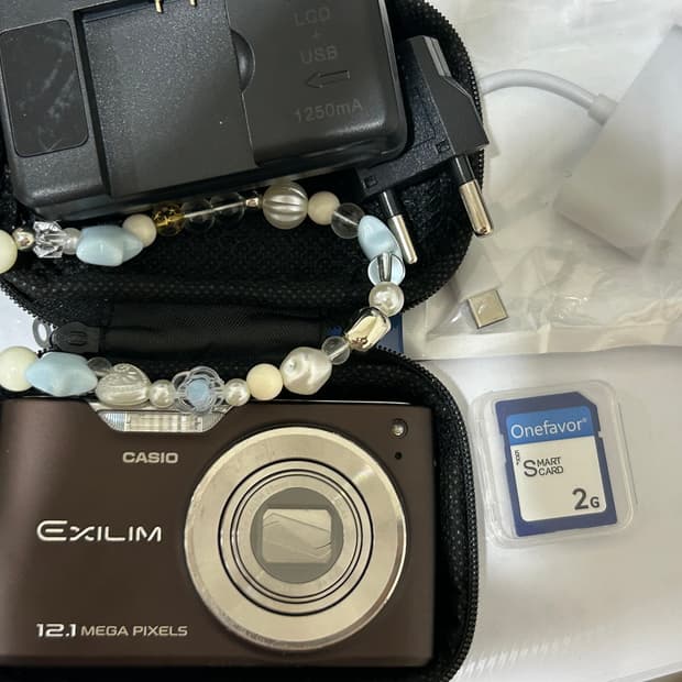 카시오 엑슬림 z450 브라운디카