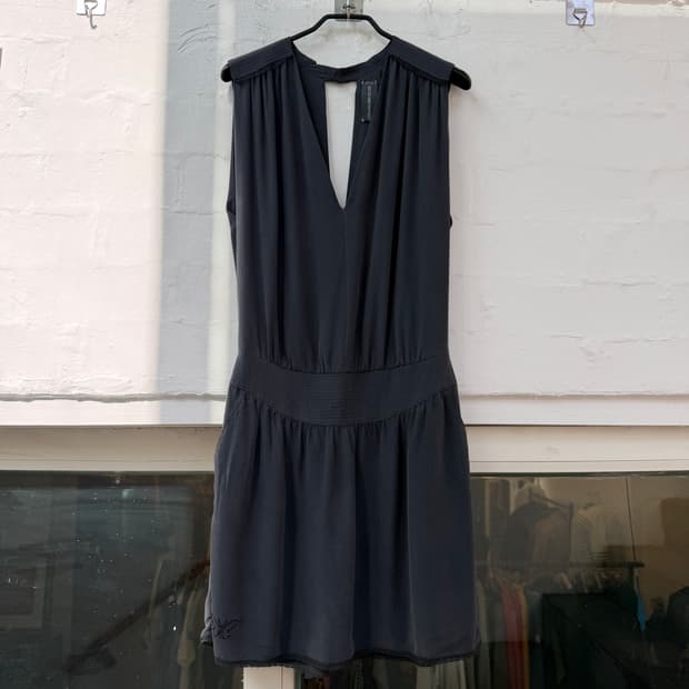 Zadig&Voltaire 자딕앤볼테르 슬리브리스 실크 드레스 XS