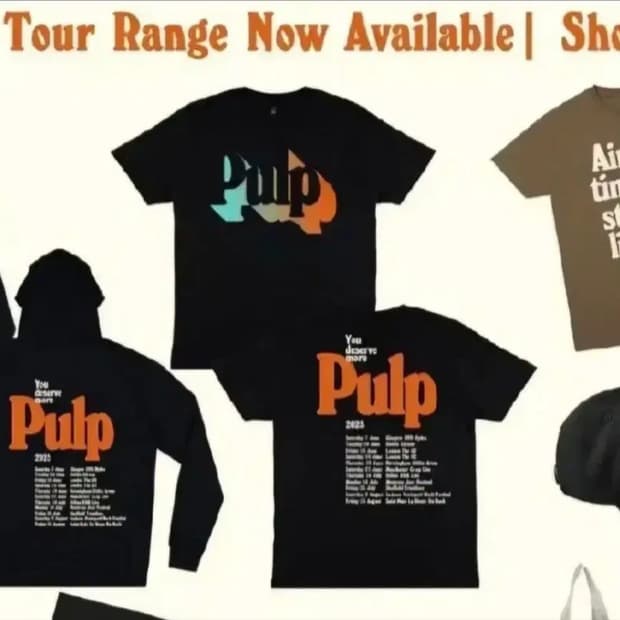 펄프PULP 2025 투어 티셔츠(M) 펜타포트
MD 밴드티