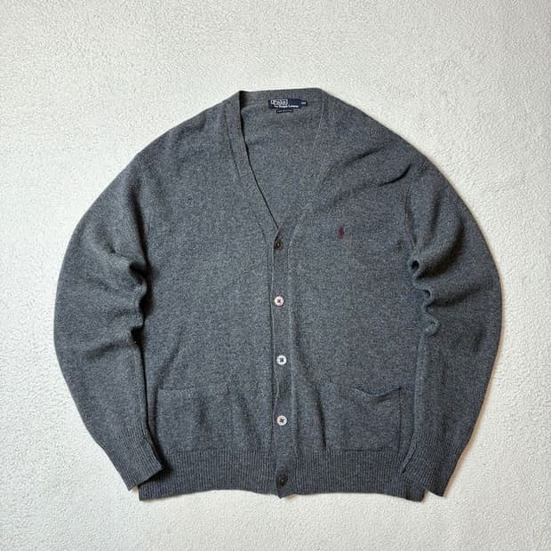 폴로 랄프로렌 90's 램스울 100% 니트 가디건 PN7831