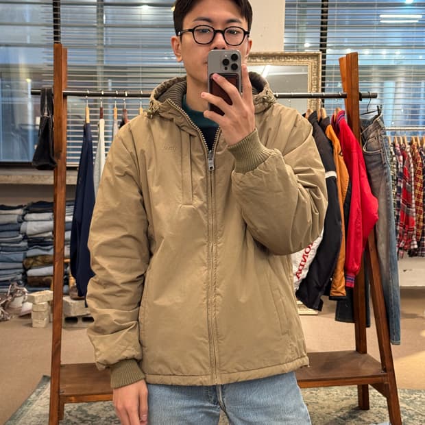 M) Schott Reversible Nylon Hood Jacket