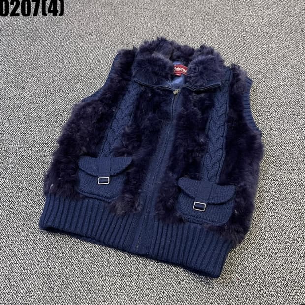 [66] Osborne 퍼 베스트 니트 조끼 0207(4)