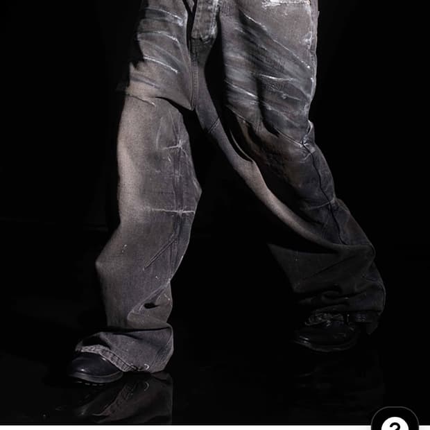 비엑세스 Night Lab Distressed 데님팬츠