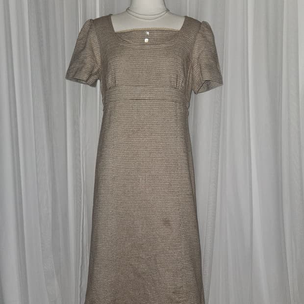 suivi 모래 자개버튼 원피스 