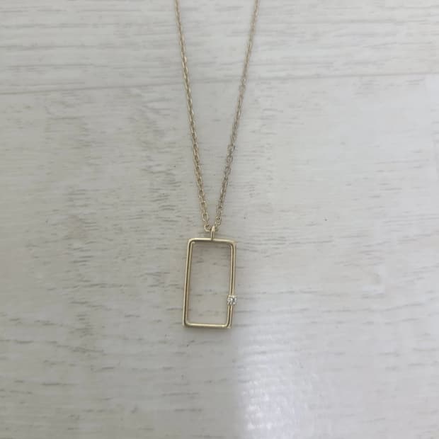 스퀘어 목걸이