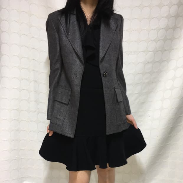 vivienne westwood 허리 라인 글리터 자켓