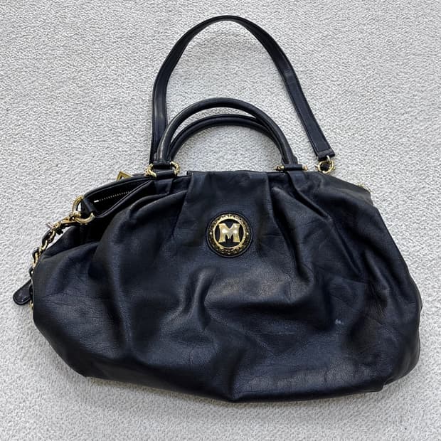 실측확인 메트로시티 가죽 숄더백 0408E2