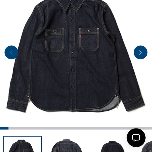 스튜디오 다치산 데님 셔츠