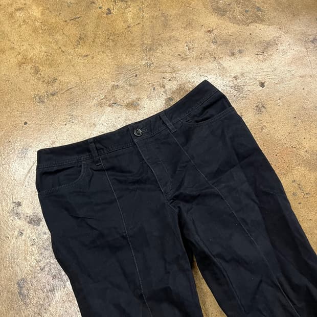 [정품/44] 버버리 블랙 데님 스티치 포인트 b16