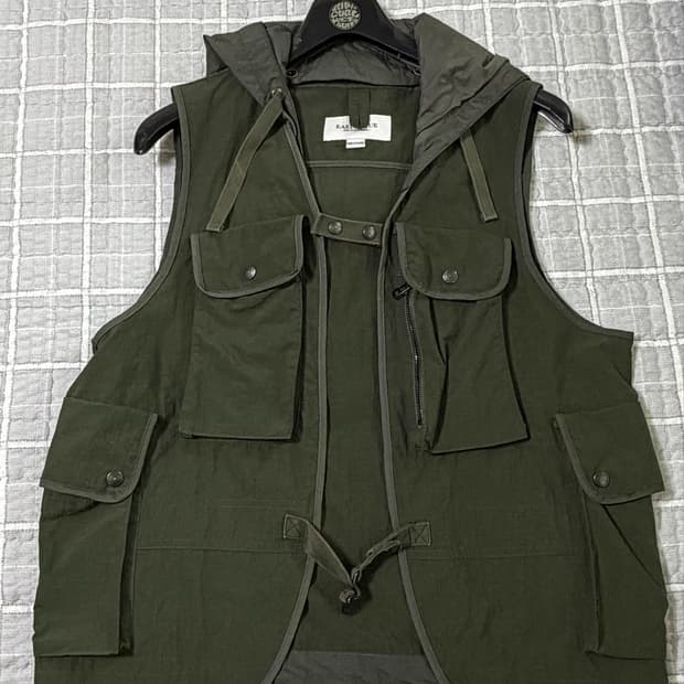 [M] 이스트로그 19SS 올리브 립스탑 저킨 베스트