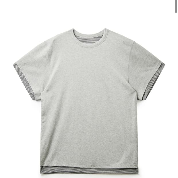 해칭룸 Two Face Tee 1/2 M.Grey 1사이즈