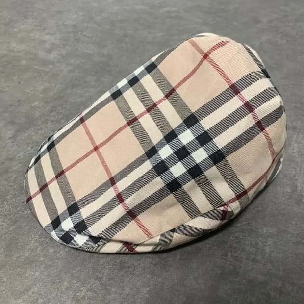 [Burberry] 버버리 vintage 클래식체크 헌팅캡