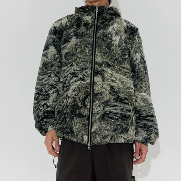 패러킷 디지털 프린티드 리얼트리 윈드 브레이커 