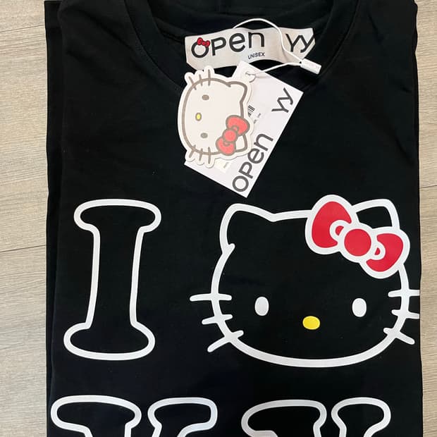 Open yy 오픈 yy 헬로키티 티셔츠 새상품 S/M