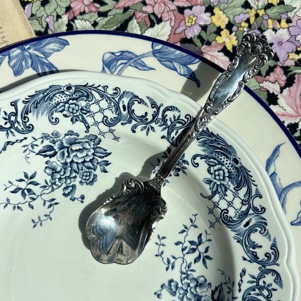 Wm rogers&son 실버플레이트 디저트스푼