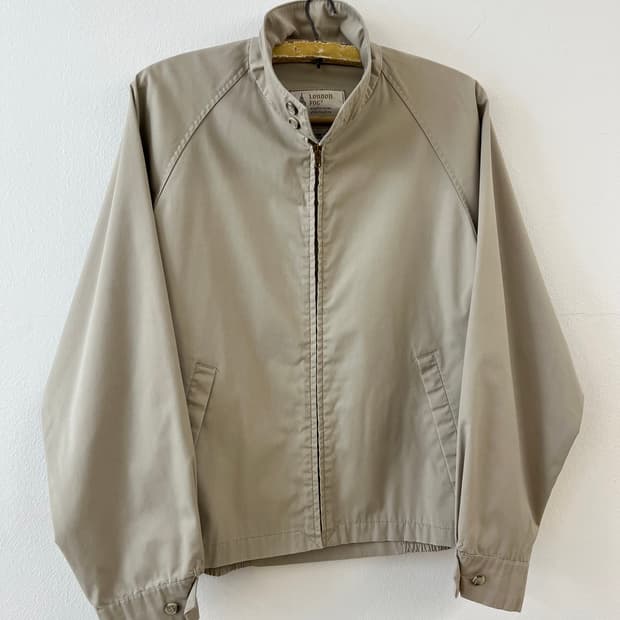 60s 빈티지 런던포그 헤링턴 자켓 스윙탑 블루종