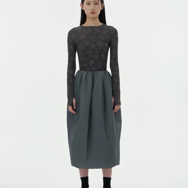 FLOWER PRINT LONG SLEEVE