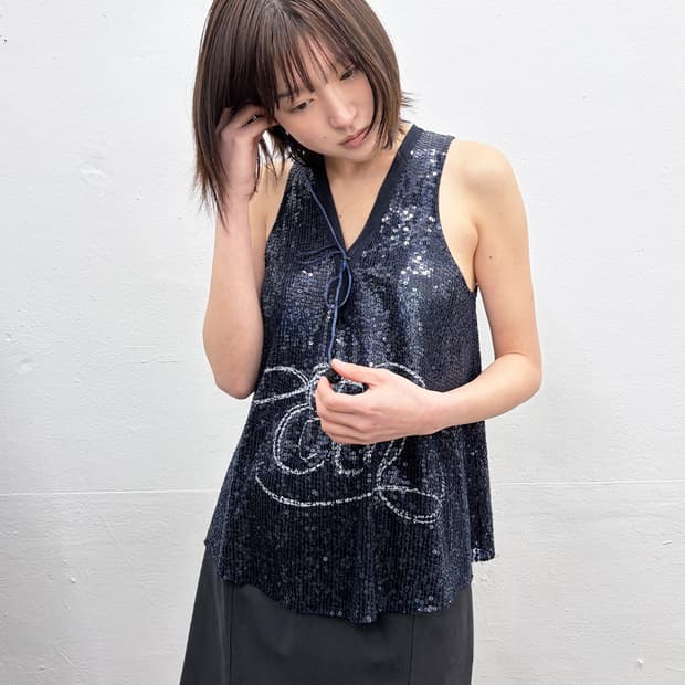 엠포리오 아르마니 2009S/S 세퀸 슬리브리스