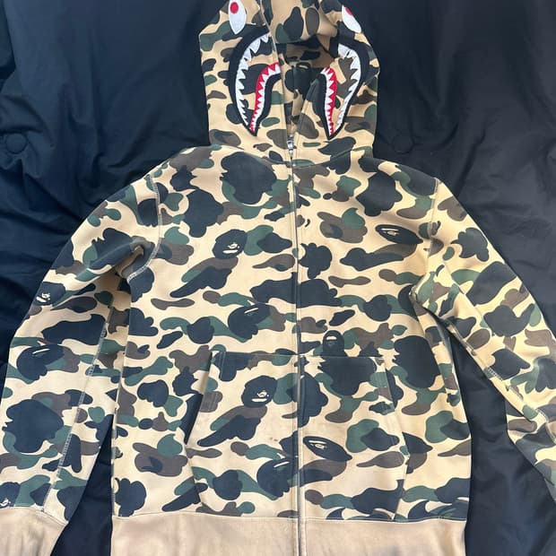 베이프x고어텍스 콜라보 후드집업