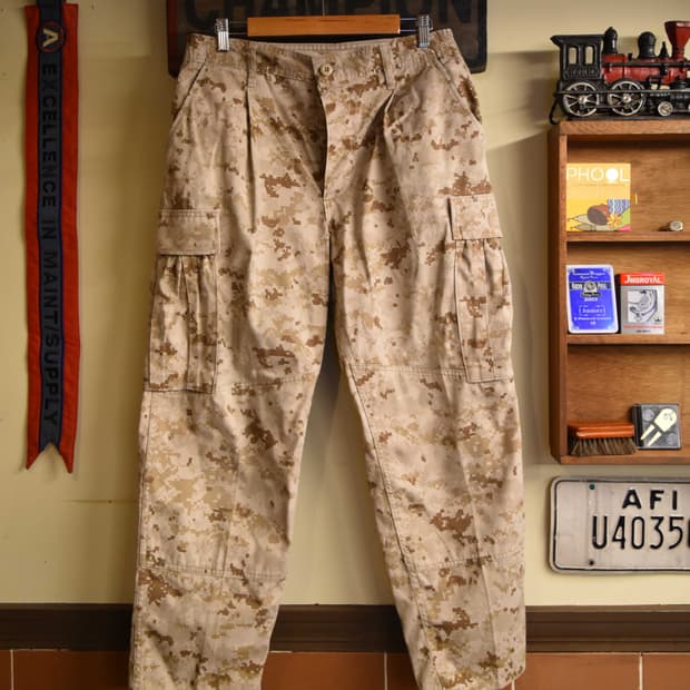미해병대 오리지널 데저트 MARPAT 팬츠 MR (31-35인치)