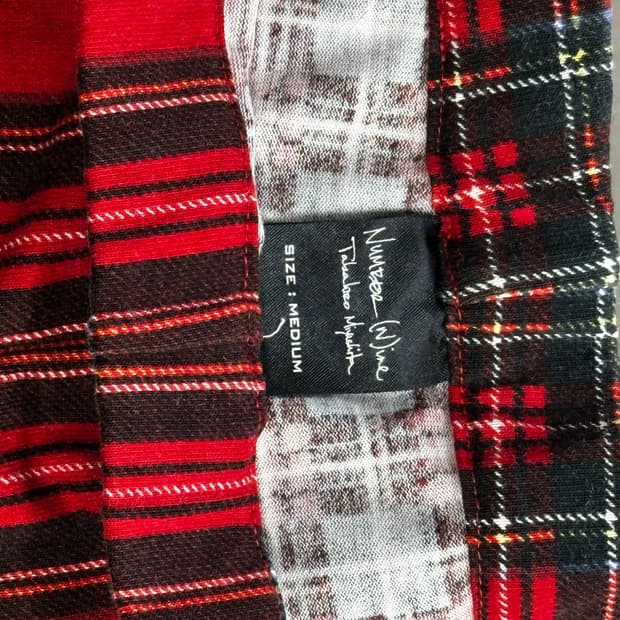 Number (N)ine 타탄체크 바지