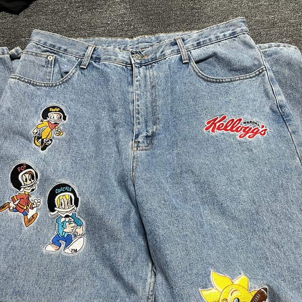 WKNDERS X KELLOGG’S 데님 팬츠