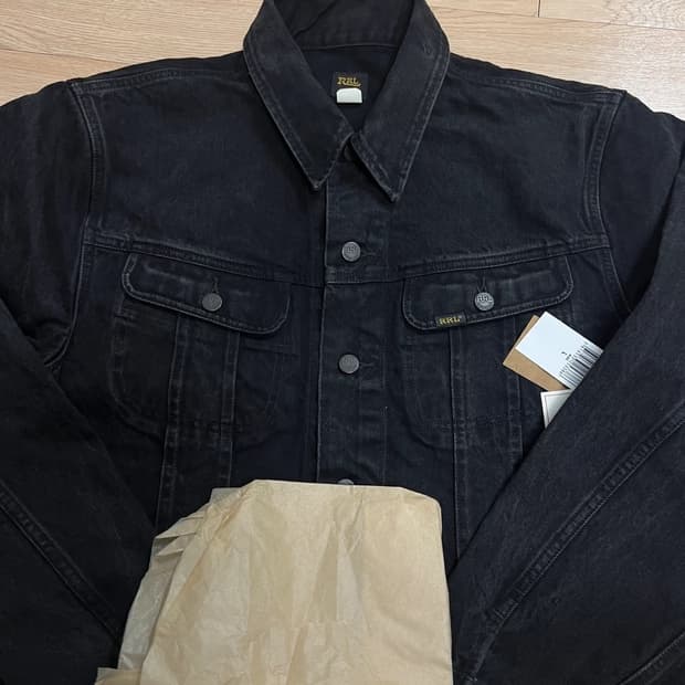 더블알엘 RRL lot271 블랙 데님자켓 Lsize