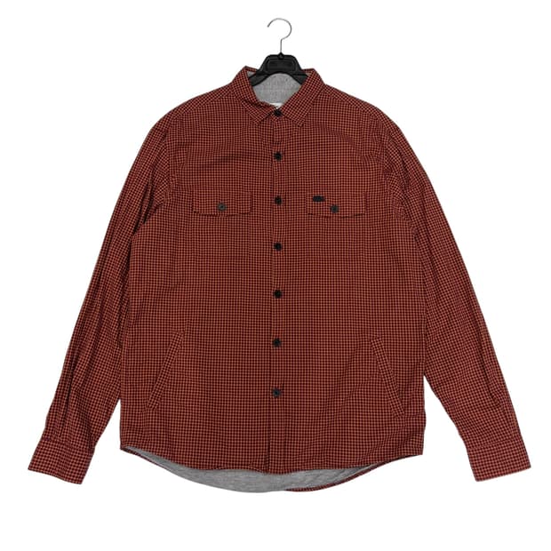 라코스테 레귤러 핏 체크 셔츠