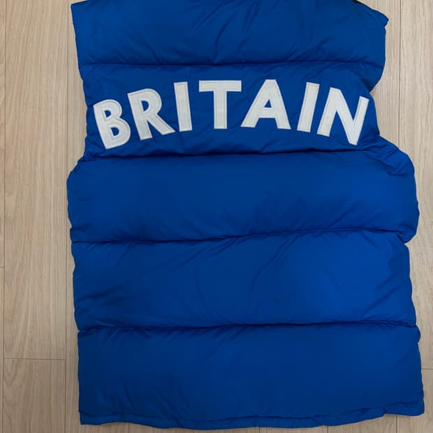 폴로 브리튼 빵빵 조끼패딩 90