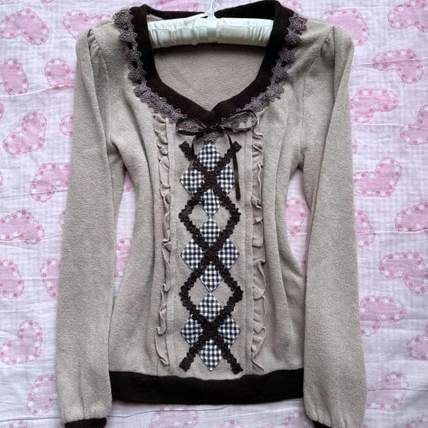 엑시즈팜 대장급 라떼갸루 니트 로걀 히메갸루 모리걸